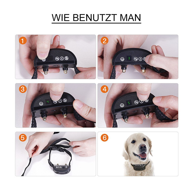 hund bellt nicht kragen aufgeladen mit 4 ausbildung für alle hunde bellen kontrolle gerät
