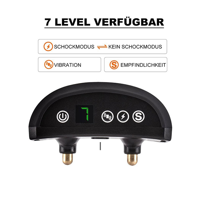 Hunde Anti Bell Halsband für kleine, mittelgroße und große Hunde von Barklo Wasserdichtes Vibrierendes Anti Bell Trainingshilfsmittel (12+ lbs)