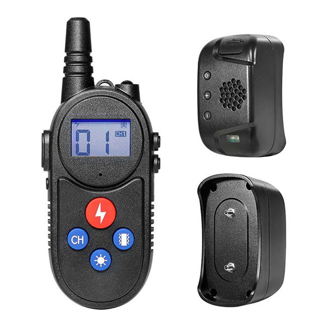 Hundetrainingshalsband mit Walkie-Talkie Fernbedienung Entfernung Bis zu 1000m